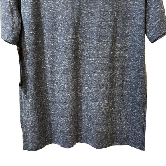 Chicago Bears 47 Brand Women's S Blue Space Dye V-Neck Oversized SS T-Shirt New - Picture 10 of 10